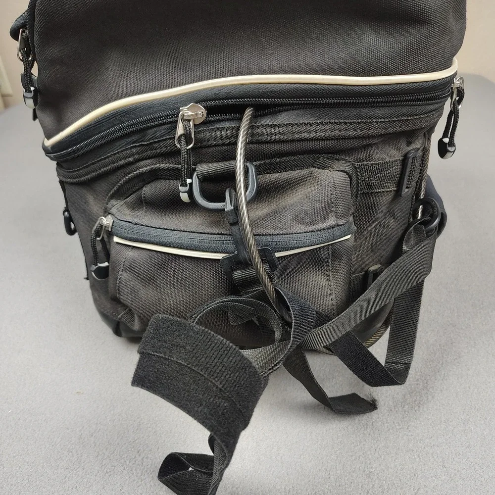 Pacsafe Exomesh Anti Theft Travel Bag Duffle Trunk Large Rigid Black Cable Lock